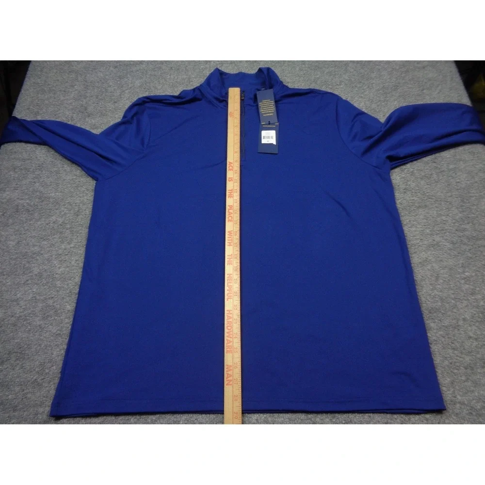 Polo Ralph Lauren‎ Performance Quarter-Zip Mens Size 2XL Blue Pullover NWT Golf